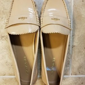 Womens Patton Leather Coach Loafers